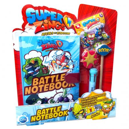 Set cuaderno de Combate Superzings - Imagen 1