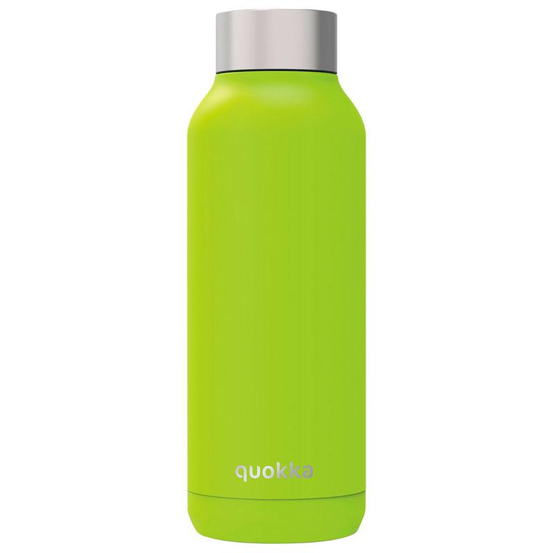 Botella Solid Bright Green Quokka 510ml - Imagen 1