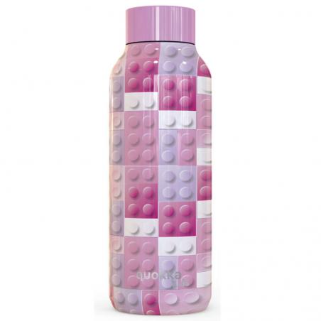 Botella Solid Pink Bricks Quokka 510ml - Imagen 1