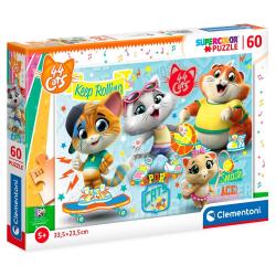 Puzzle 44 Gatos 60pzs - Imagen 1