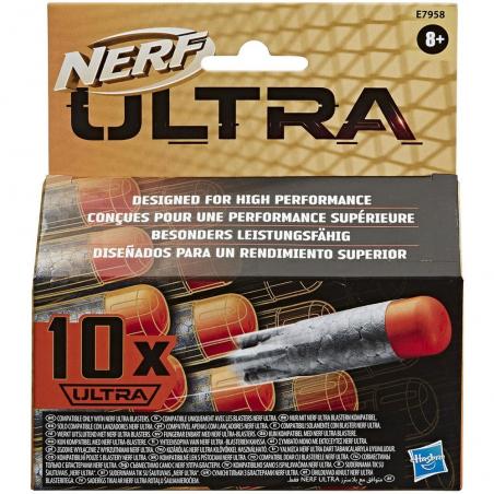 Recarga 10 dardos Nerf Ultra - Imagen 1