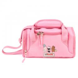 Bolsa portameriendas We Bare Bears rosa - Imagen 1