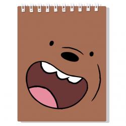 Cuaderno Oso Pardo We Bare Bears - Imagen 1