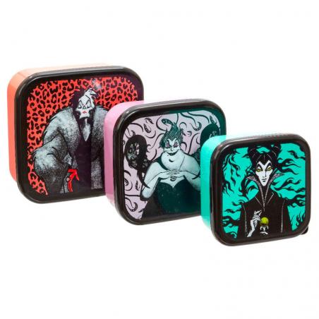 Set 3 tupper Villains Disney - Imagen 1