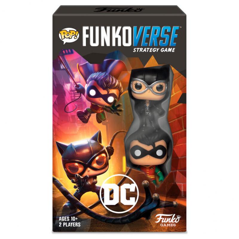 Juego mesa Ingles POP Funkoverse DC Comics  2fig - Imagen 1