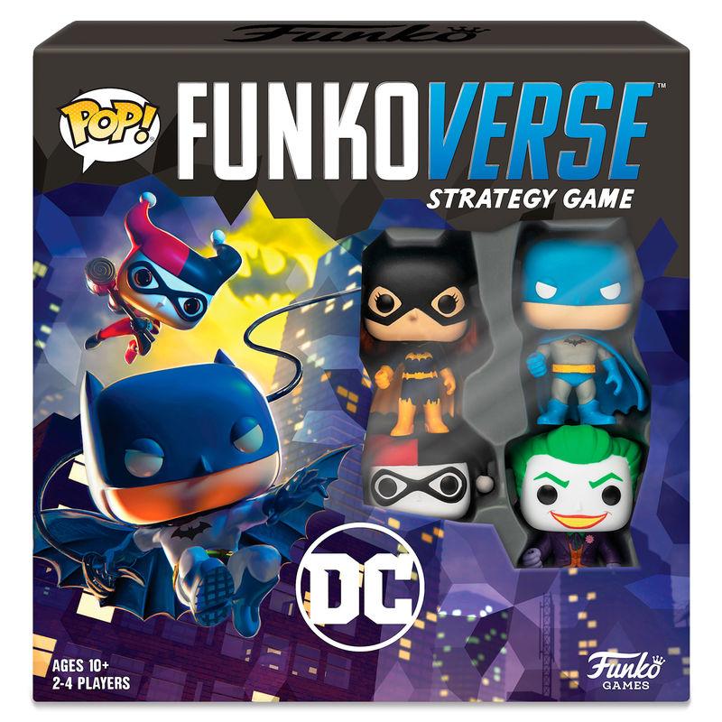Juego mesa POP Funkoverse DC Comics 4fig Español - Imagen 1