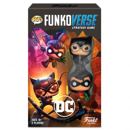 Juego mesa POP Funkoverse DC Comics 2fig Español - Imagen 1