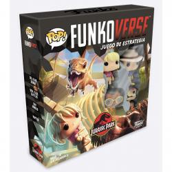 Juego mesa POP Funkoverse Jurassic Park 4fig Español - Imagen 2