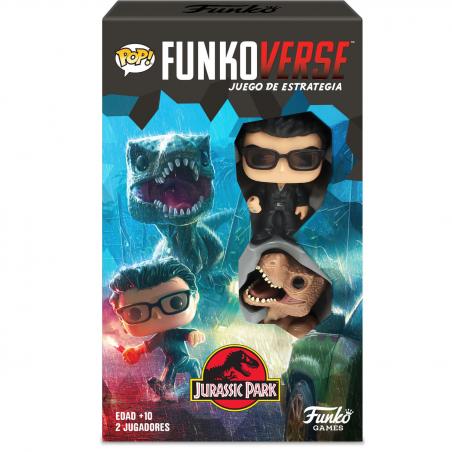 Juego mesa POP Funkoverse Jurassic Park 2fig Español - Imagen 1