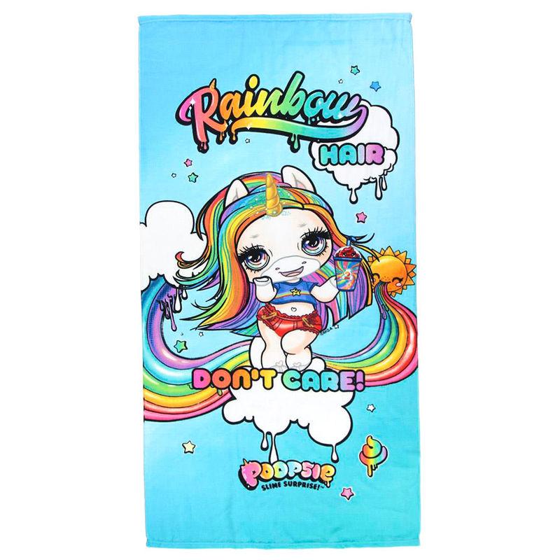 Toalla Rainbow Poopsie microfibra - Imagen 1