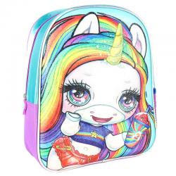 Mochila 3D premium glitter Poopsie 31cm - Imagen 1