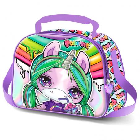 Bolsa portameriendas 3D Unicorn Poopsie - Imagen 1