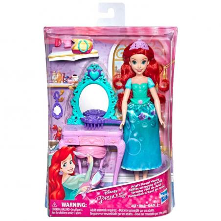 Muñeca Ariel Tocador Real La Sirenita Princesas Disney 28cm - Imagen 1