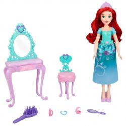 Muñeca Ariel Tocador Real La Sirenita Princesas Disney 28cm - Imagen 2