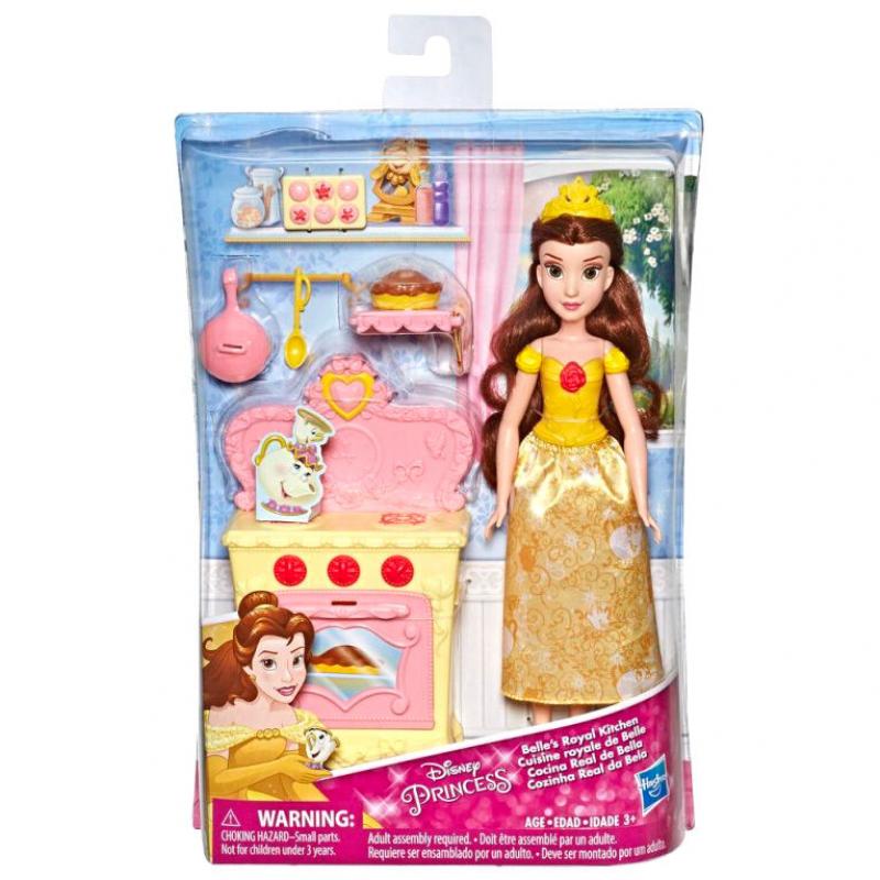 Muñeca Bella Cocina Real La Bella y La Bestia Princesas Disney 28cm - Imagen 1