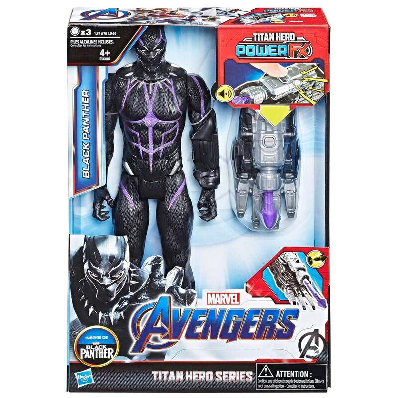Figura Titan Hero Power FX Black Panther Marvel 30cm - Imagen 1