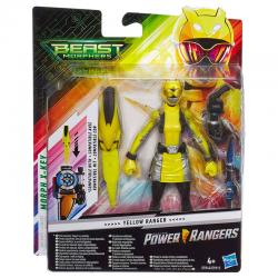 Figura Beast Morphers Yellow Ranger Power Rangers 15cm - Imagen 1