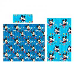 Juego sabanas Mickey Disney microfibra 105cm - Imagen 1