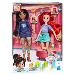 Set 2 muñecas Ariel + Pocahontas Ralph Rompe Internet Disney - Imagen 1