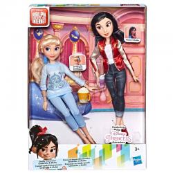 Set 2 muñecas Cenicienta + Mulan Ralph Rompe Internet Disney - Imagen 1