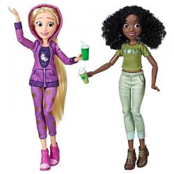 Set 2 muñecas Rapunzel + Tiana Ralph Rompe Internet Disney - Imagen 2