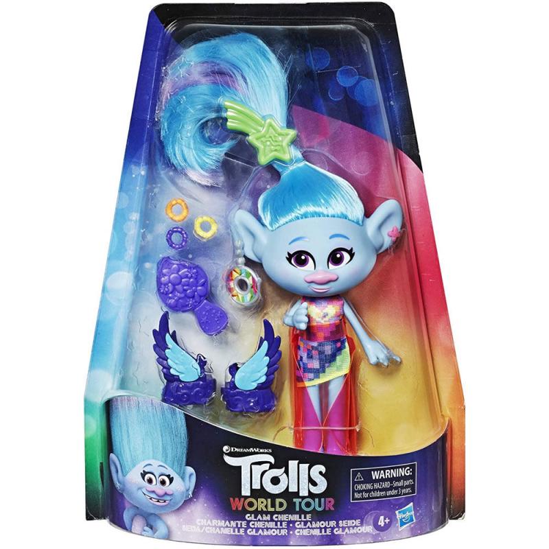 Muñeca Chenille Trolls World Tour glam - Imagen 1