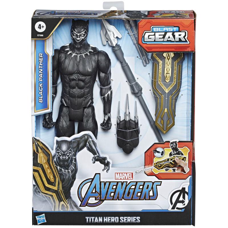 Figura Titan Hero Series Black Panther Vengadores Marvel 30cm - Imagen 1