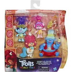 Blister 4 figuras Trolls World Tour - Imagen 1