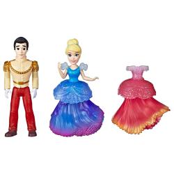 Set 2 figuras Royal Clips Cenicienta Princesas Disney 9cm - Imagen 2