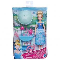 Muñeca Cenicienta Carrito de Te Cenicienta Princesas Disney 28cm - Imagen 1