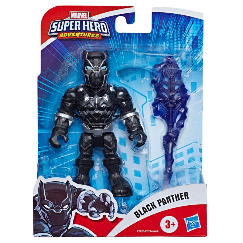 Figura Black Panther Marvel Super Hero Adventures 12,5cm - Imagen 1