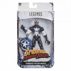 Figura Capitan America Venomized Spiderman Maximum Venom 18cm - Imagen 1