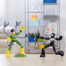 Set 2 figuras Bend and Flex Spiderman vs Doc Ock Marvel 15cm - Imagen 2