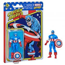 Figura Retro Capitan America Marvel 9,5cm - Imagen 3