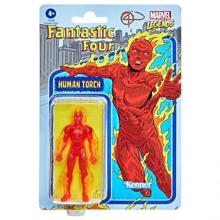 Figura Antorcha Humana Los 4 Fantasticos Marvel 9,5cm - Imagen 1