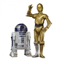 Set 2 figuras C-3PO & R2-D2 Star Wars ArtFX+ - Imagen 1