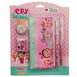 Set papeleria con portatodo Bebes Llorones - Imagen 1