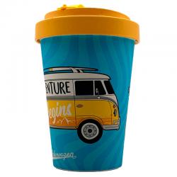 Taza viaje Surf Caravana Volkswagen VW T1 bambu - Imagen 1