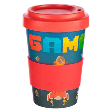Taza viaje Game Over bambu - Imagen 1