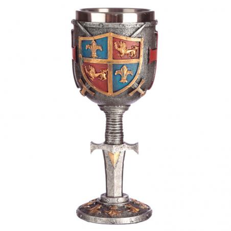 Copa Escudo y Espada Medieval - Imagen 1