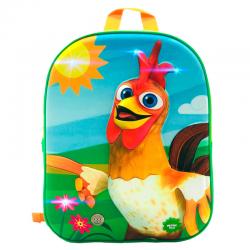 Mochila 3D Bartolito La Granja de Zenon luz y sonido 32cm - Imagen 3