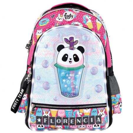 Mochila LED Panda adaptable 45cm - Imagen 1