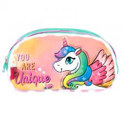 Portatodo LED Unicornio azul doble - Imagen 1