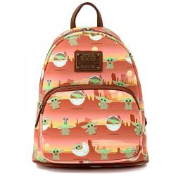 Mochila The Mandalorian Star Wars Loungefly 25cm - Imagen 1