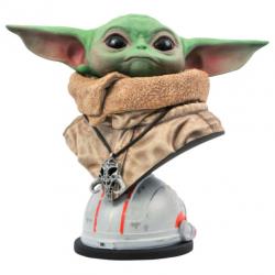 Busto Baby Yoda The Mandalorian Star Wars 13cm - Imagen 1