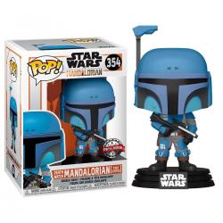 Figura POP Star Wars Mandalorian Death Watch Mandalorian Two Stripes Exclusive - Imagen 1