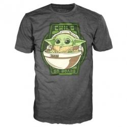 Camiseta Yoda The Child On Board Mandalorian Star Wars - Imagen 1