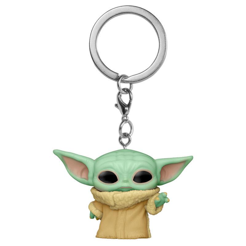 Llavero Pocket POP Star Wars The Mandalorian Yoda The Child - Imagen 1