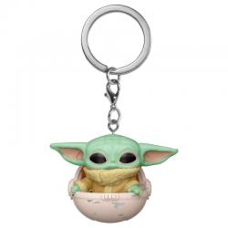 Llavero Pocket POP Star Wars The Mandalorian Yoda The Child - Imagen 1