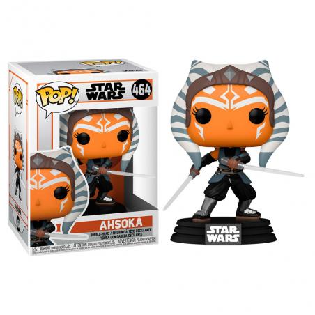 Figura POP Star Wars Mandalorian Ahsoka with Sabers - Imagen 1